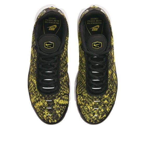 nike air max plus yellow snakeskin