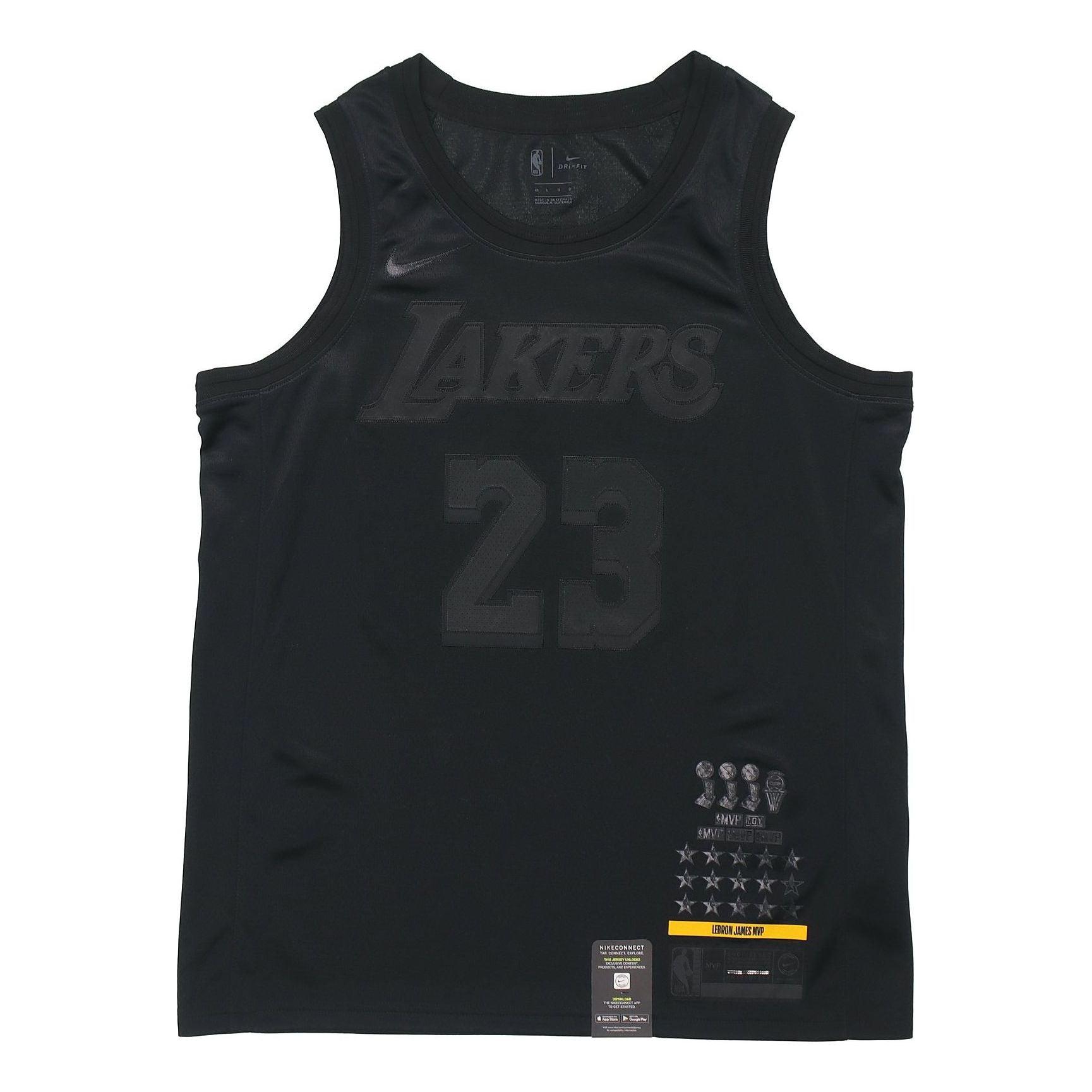 LakersレブロンMVPユニフォーム　ブラック　Ｌ Nike Connected Jersey Nba Lakers Lebron James Mvp in Black for Men