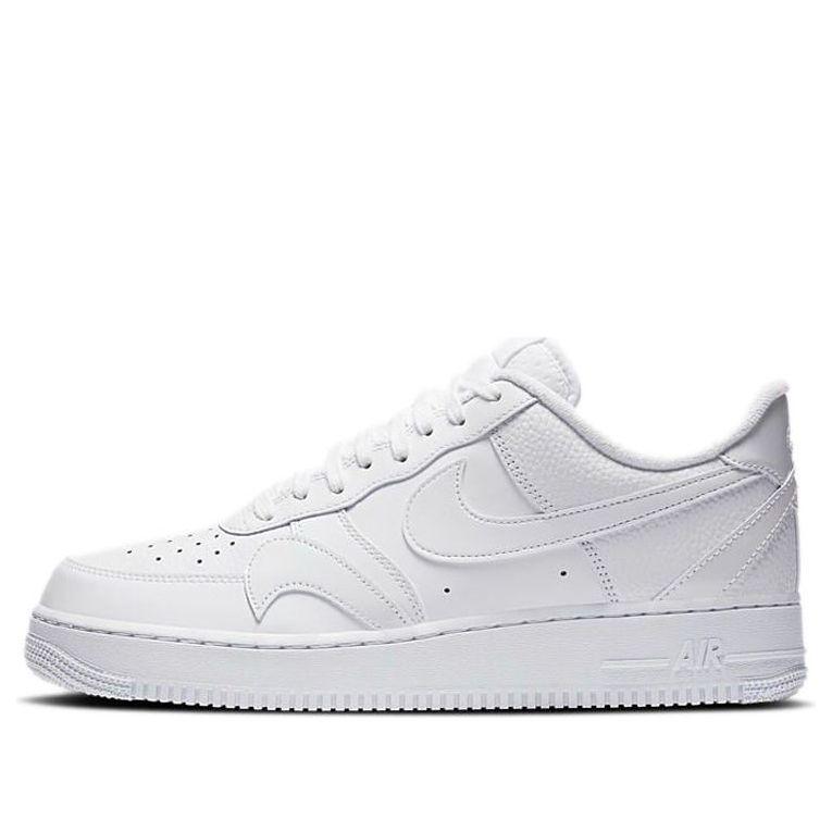 Nike Air Force 1 '07 Lv8 'misplaced Swoosh - Triple White' for Men