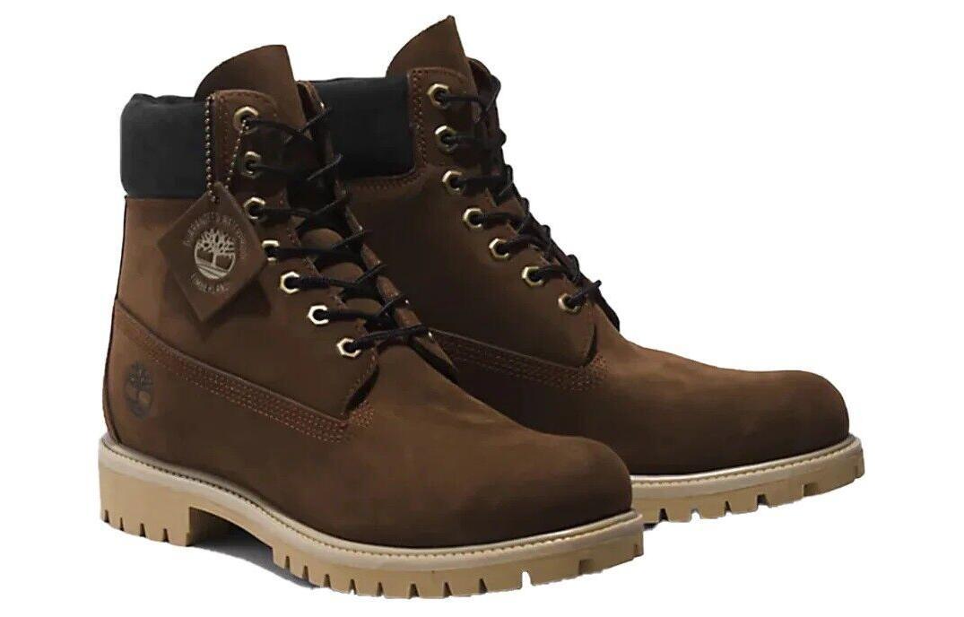 Timberland 6-Inch Premium Waterproof Boot 'Dark Nubuck' in Brown