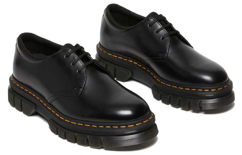 Dr. Martens Rikard Polished Smooth Leather Shoes Polished Smooth