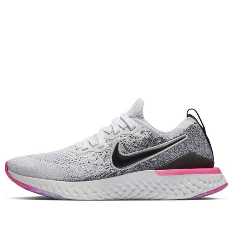 Nike Epic React Flyknit 2 'oreo Pink' in Gray | Lyst