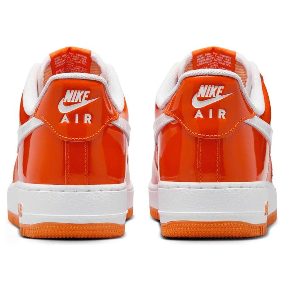 nike air force 1 07 patent white orange