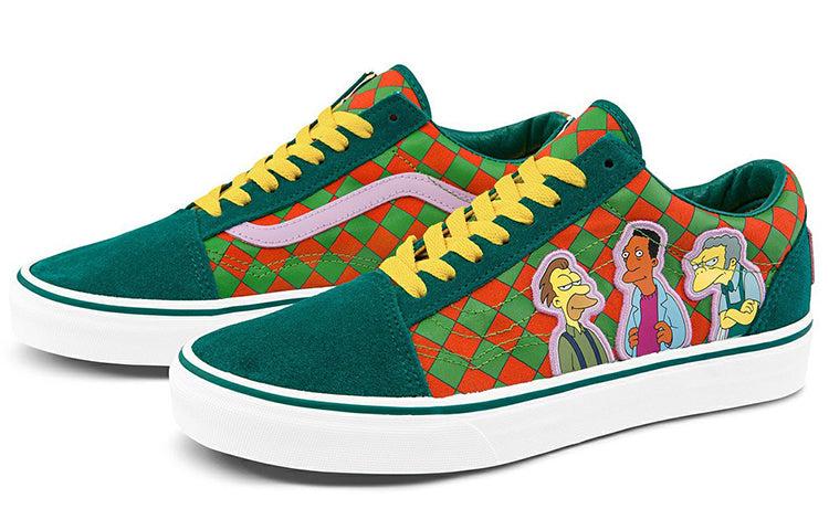 The Simpsons Old Skool Simpsons Moes Vans Vans The Simpsons X Old Skool  'Moe's Tavern' In Green For Men