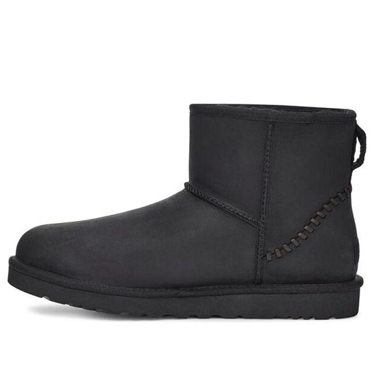 UGG Classic Mini Deco Snow Boots in Black for Men | Lyst