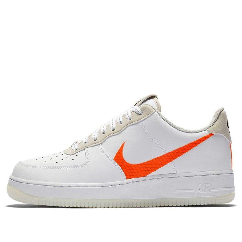 Nike Air Force 1 Low 'orange Swoosh' in White for Men | Lyst