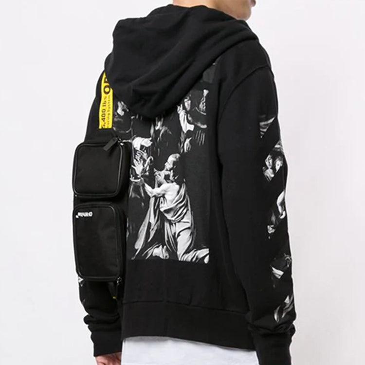 Off-White c/o Virgil Abloh Caravaggio Square Slim Zip Hoodie in