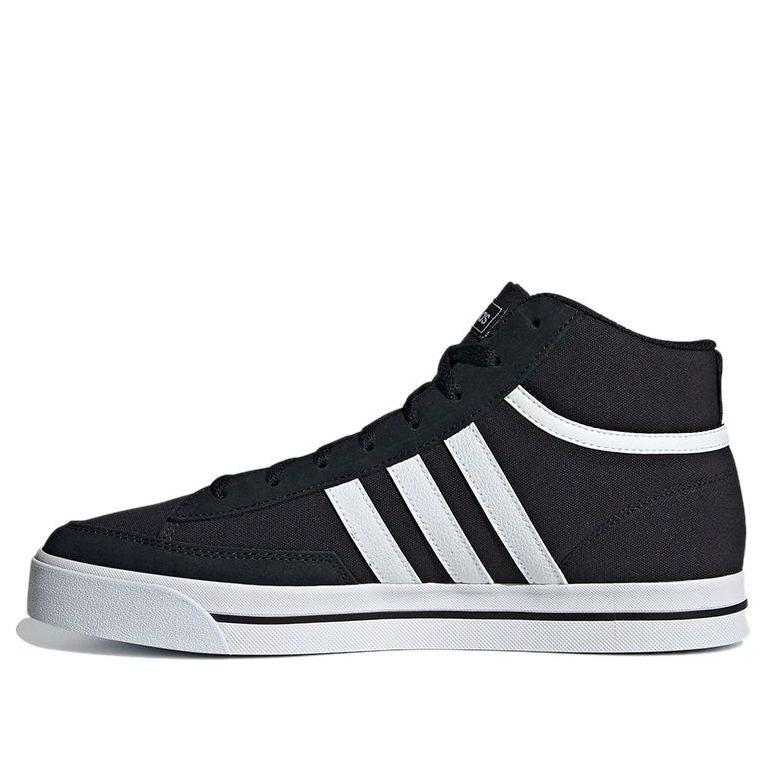 adidas Neo Retrovulc Mid Shoes Black/white for Men | Lyst