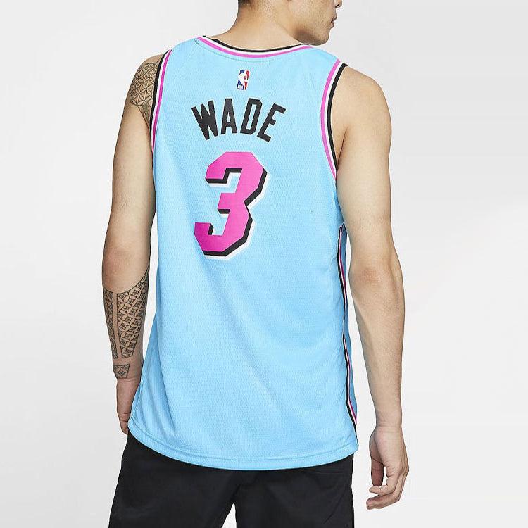 Nba Dwade Vice Jersey Basketball Jersey Dwyane Wade Pink And Blue