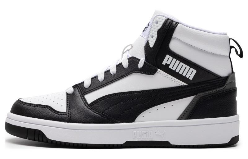 puma rebound black sneakers