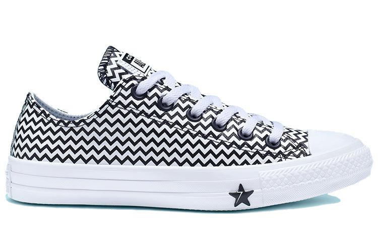 Converse Chuck Taylor All Star Mission-v Low Top Black White Wave Pattern  in Blue | Lyst