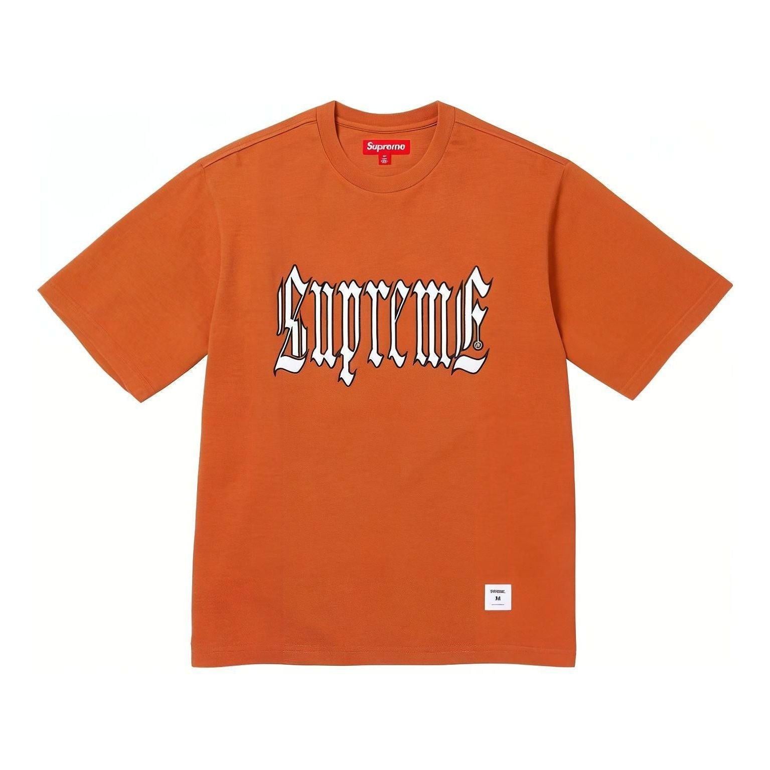 supreme-orange-Old-English-T-