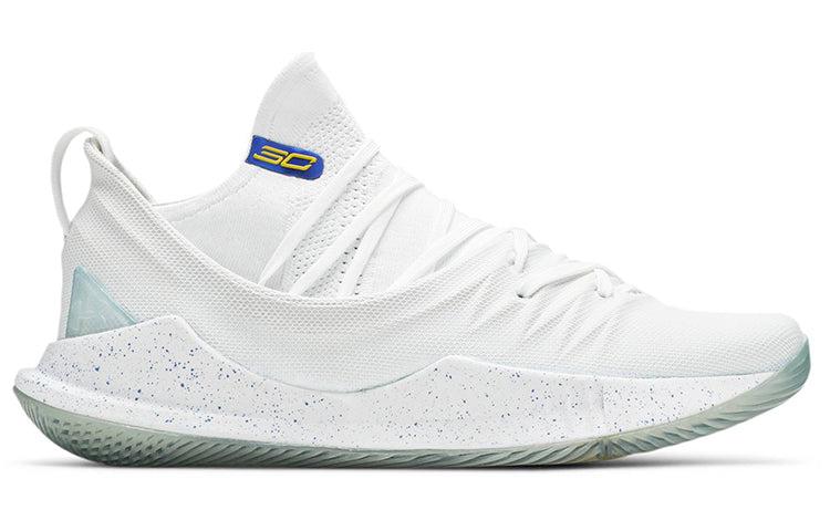 Under Armour Curry 5 Low 'triple White' for Men | Lyst
