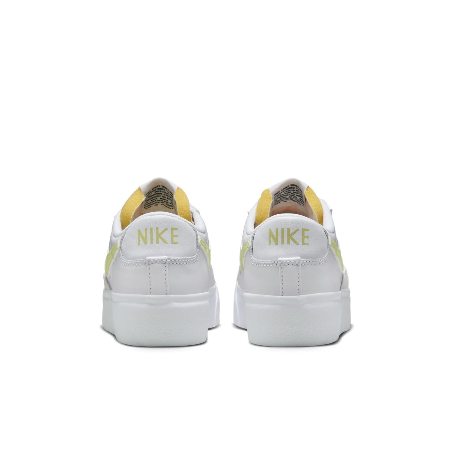 Platform white nike sales