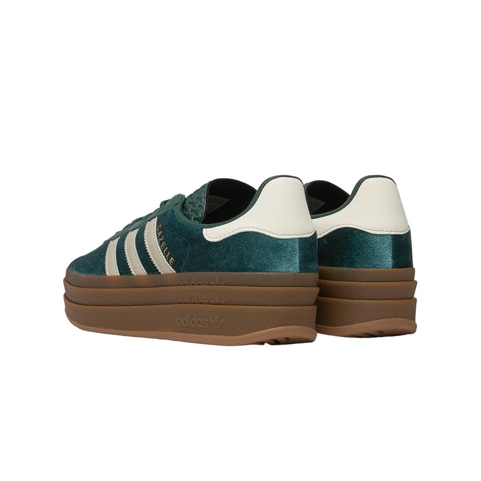 adidas gazelle silver green womens adidas Originals Womens Gazelle Bold Trainer - Brown
