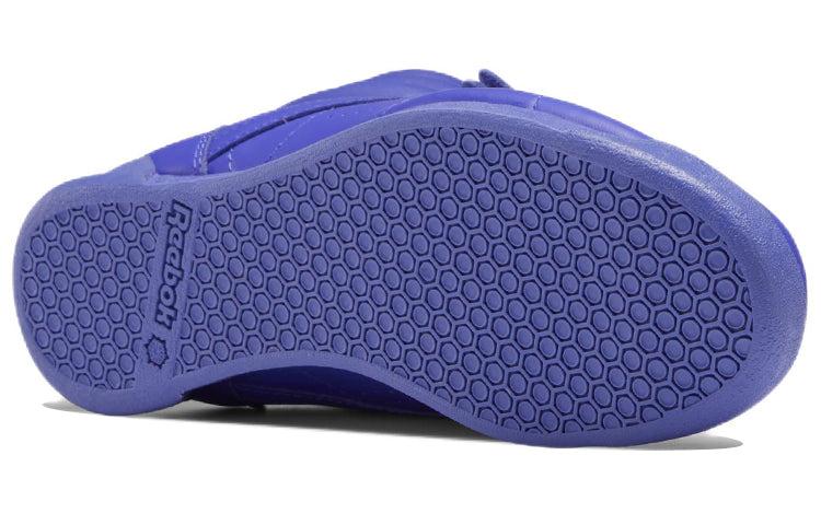 Reebok freestyle hi metallic blue best sale
