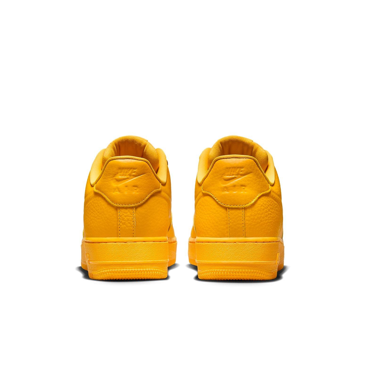 nike yellow air force 1 07 se premium trainers