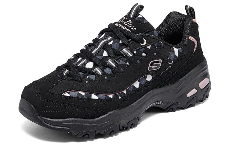 Skechers (Wmns) Sport D'Lites Fancy Leopard 10 in Black Lyst UK