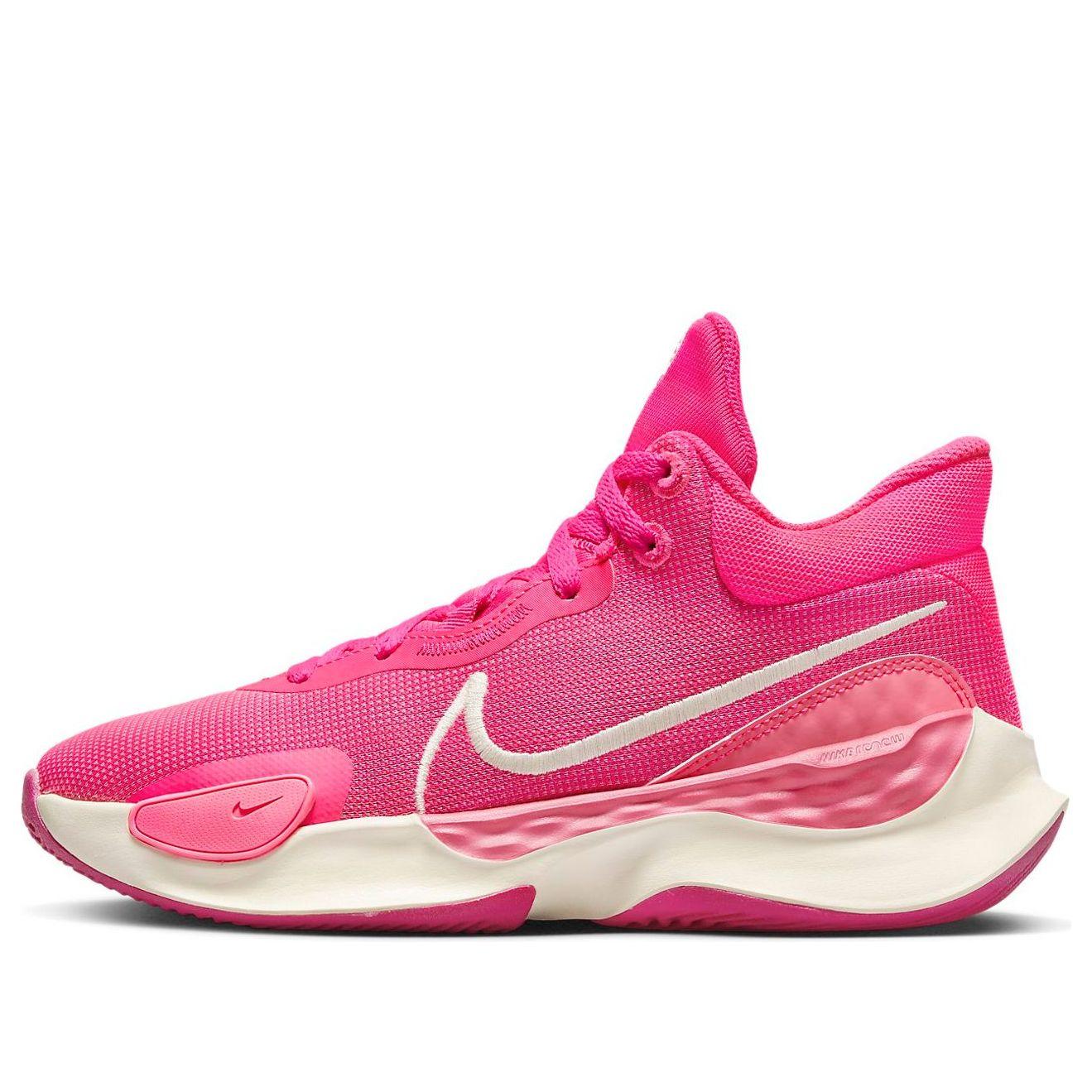 nike running renew arena trainers in pink