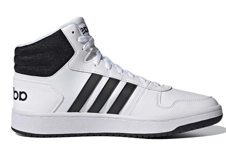 Adidas Neo Hoops 2.0 Mid Shoes White/black in Blue for Men | Lyst