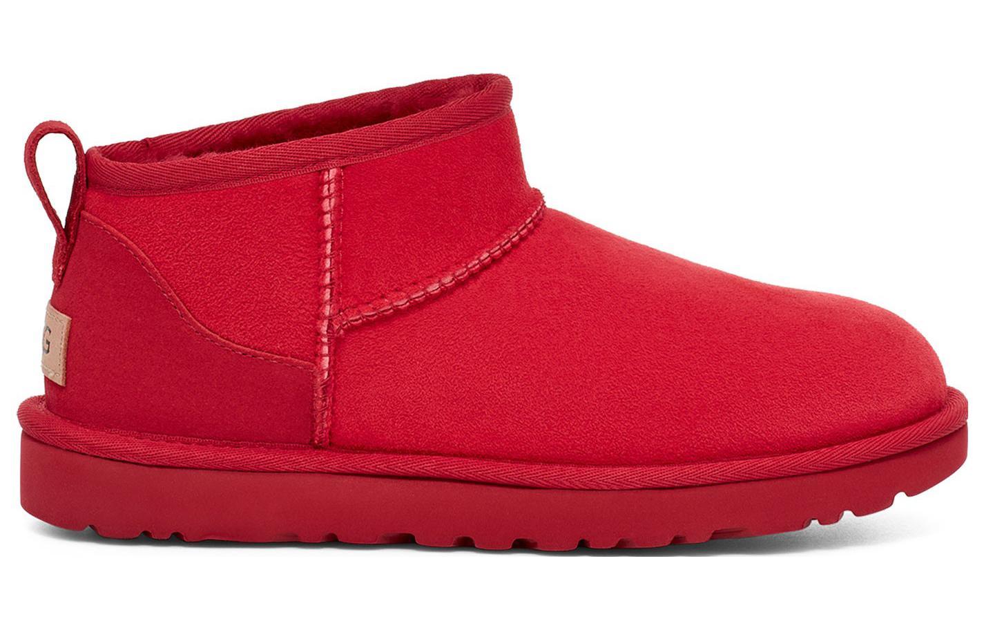 Cherry Pie Red Ugg Boots Womens UGG Big Kids Classic Mini II