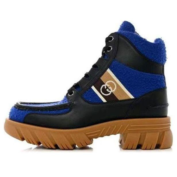 gucci blue boots