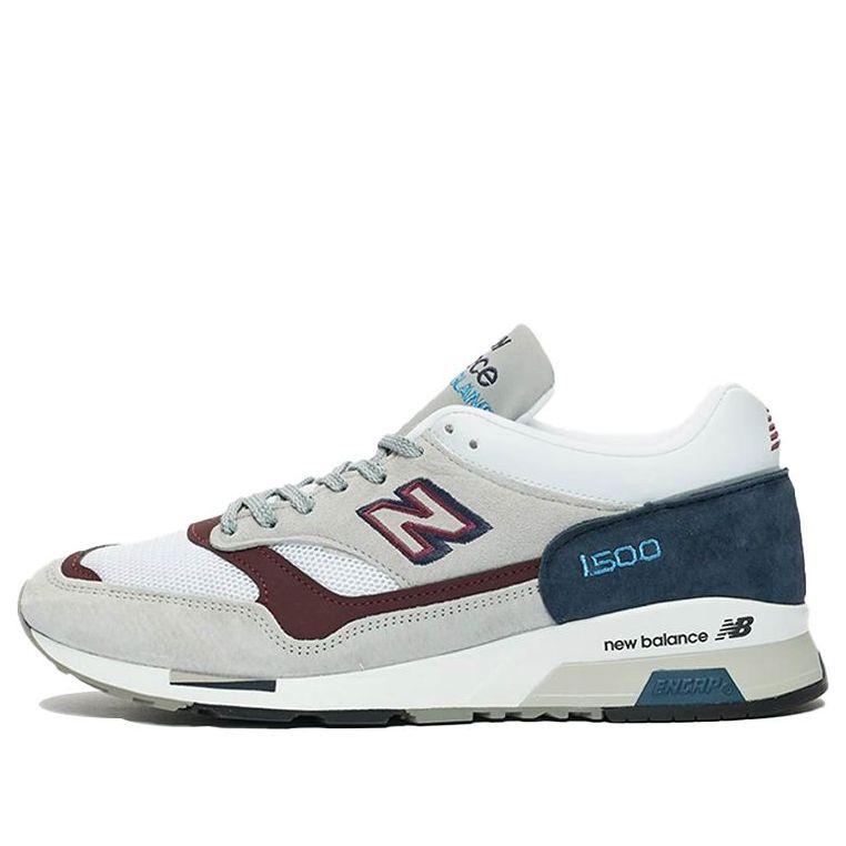 New Balance 1500 Made In England 'grey Burgundy' in Blue for Men | Lyst