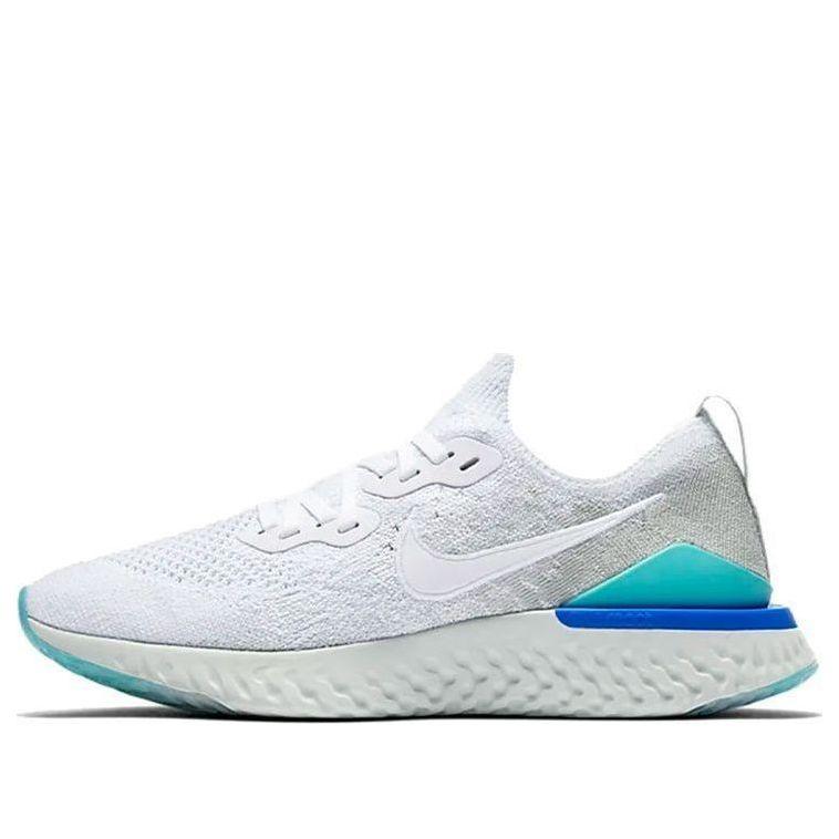 nike epic react flyknit 2 light blue