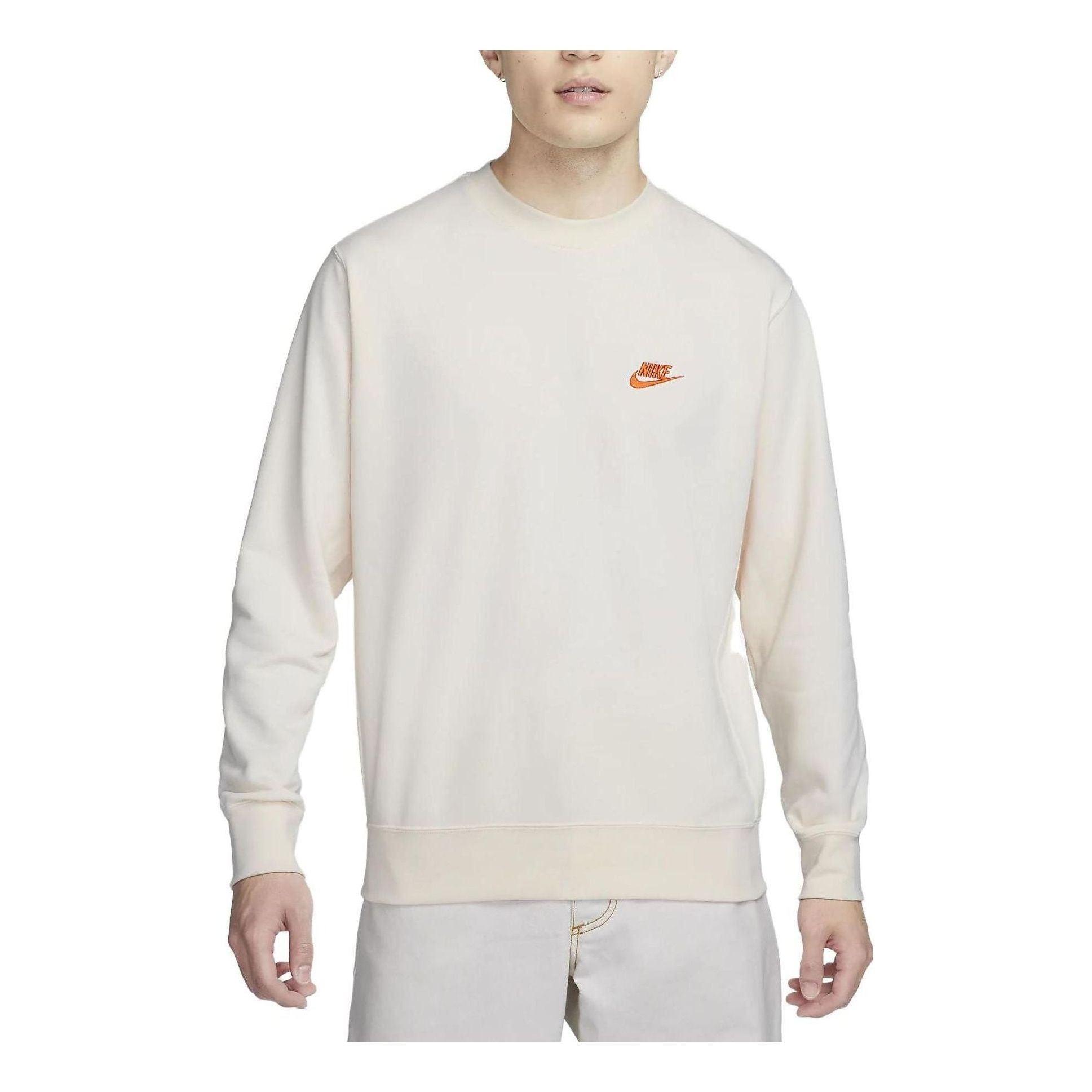 nike crew neck light bone