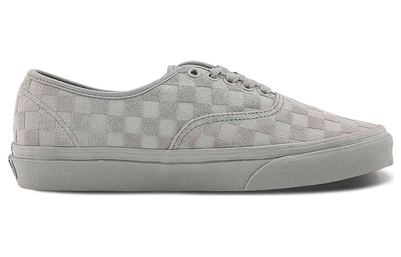 New!!【Vans】Authentic Mono Checkerboard Shoe VANS AUTHENTIC MONO CHECKERBOARD SHOE WHITE - Men's 8.5