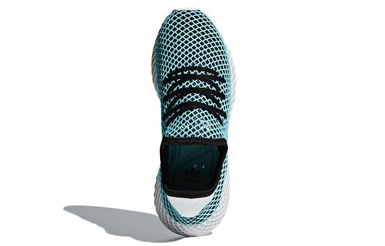 adidas deerupt blue and white