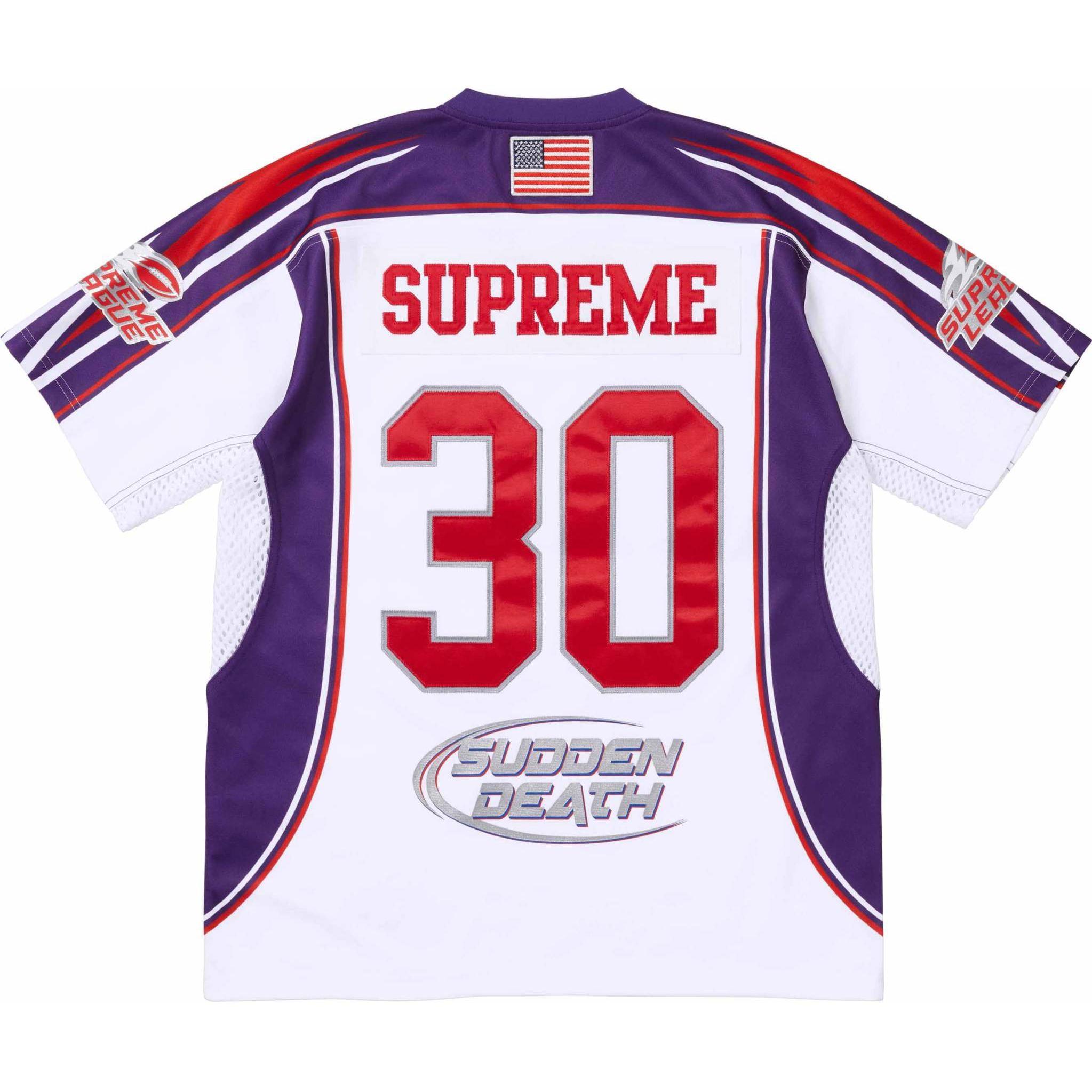 Supreme Sudden Death Football Jersey in Blue for Men | Lyst UK