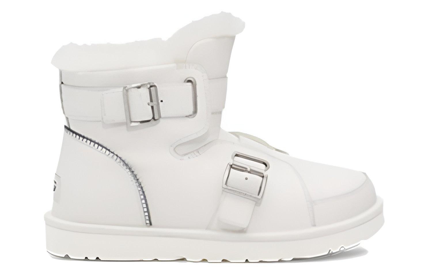 UGG Mini Buckle Short Boots 'white' | Lyst