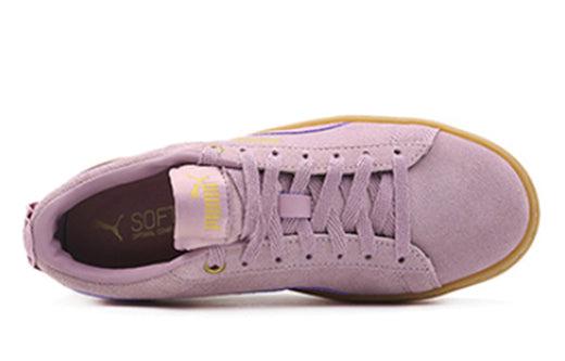 PUMA (Wmns) Smash Platform Frill Sneaker Low Damen Lila Braun in