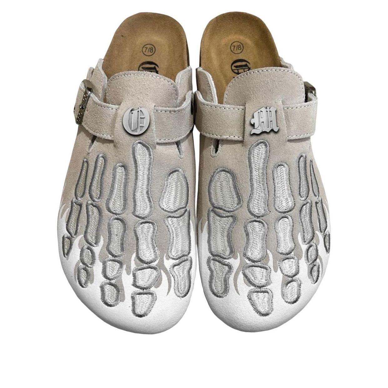 OMNEWYORK Octavious Marks Clog 'Fish Bone' in Brown for Men | Lyst
