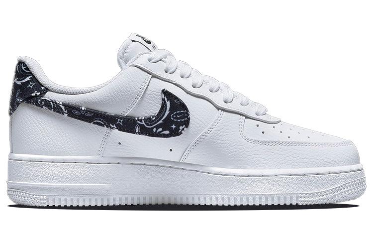 Nike Air Force 1 Low Black Paisley Sneakers White/black | Lyst