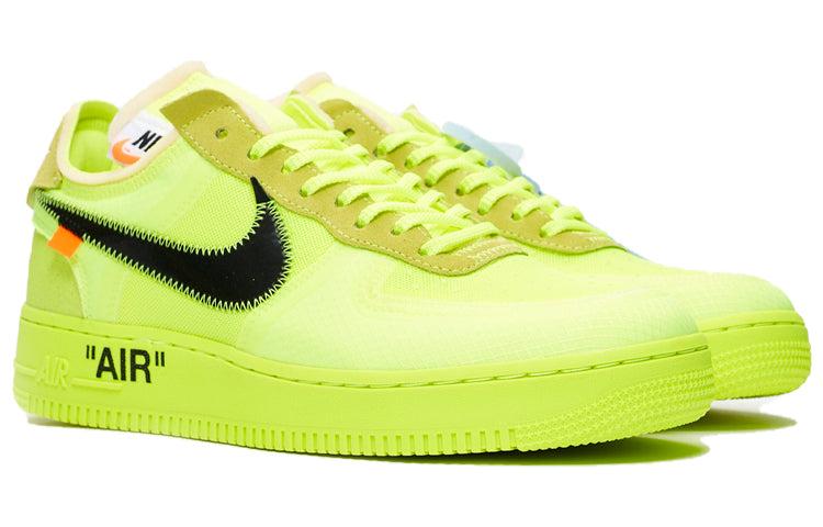 NIKE X OFF-WHITE The 10: Air Force 1 Low 'off-white Volt' Shoes in Yellow |  Lyst