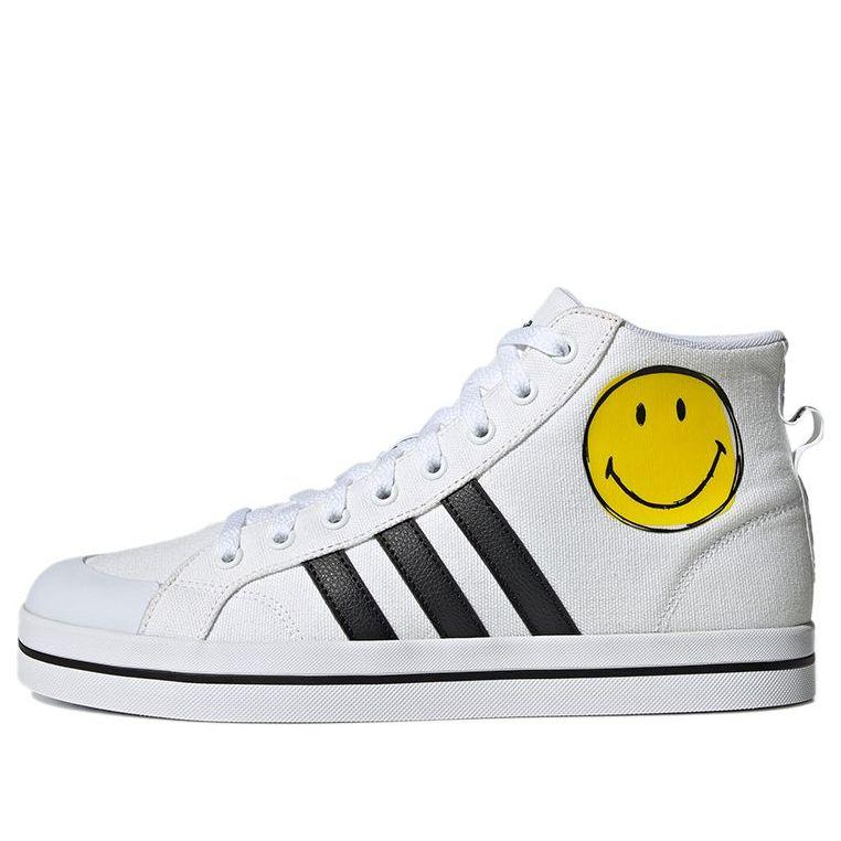 adidas Size 9 1/2 Skateboarding shoes Bravada Mid NEW very rare happy face