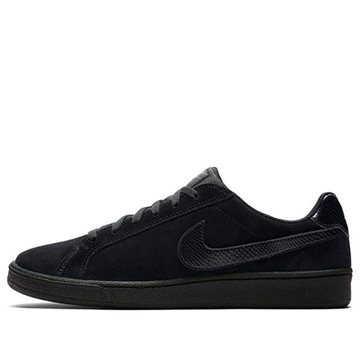 Nike Court Majestic Suede Low-top Sneakers in Black for Men | Lyst