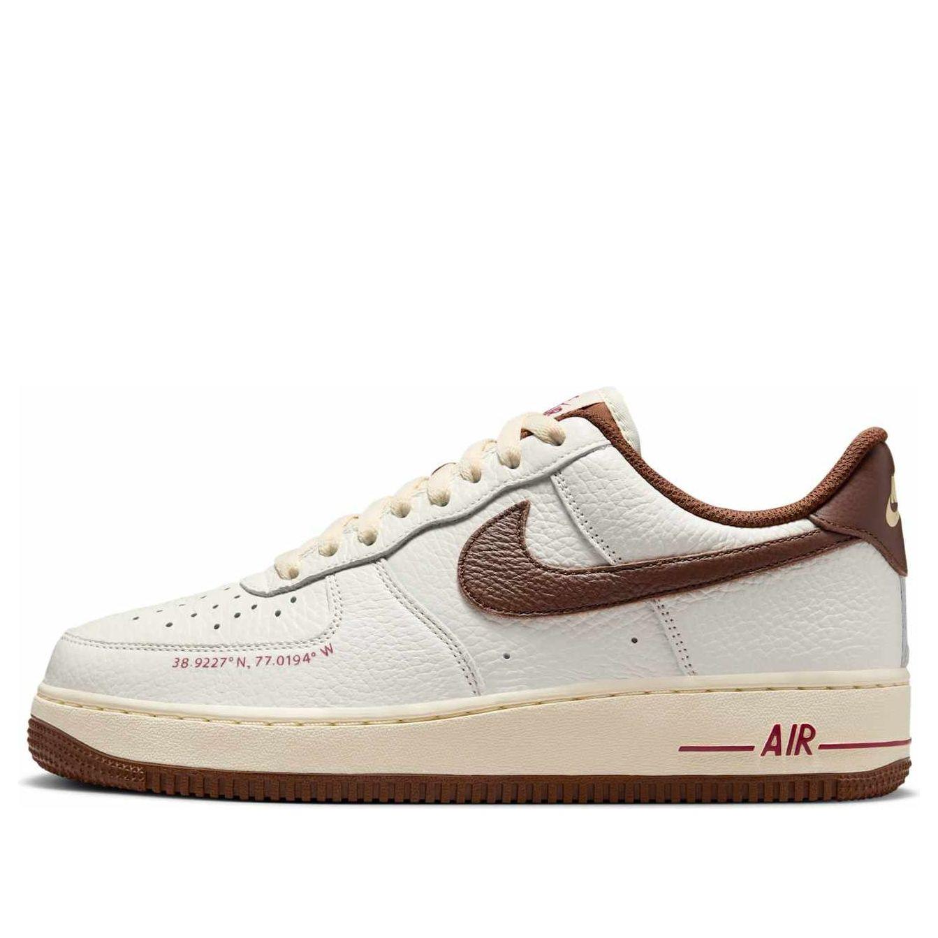nike air force 1 white brown