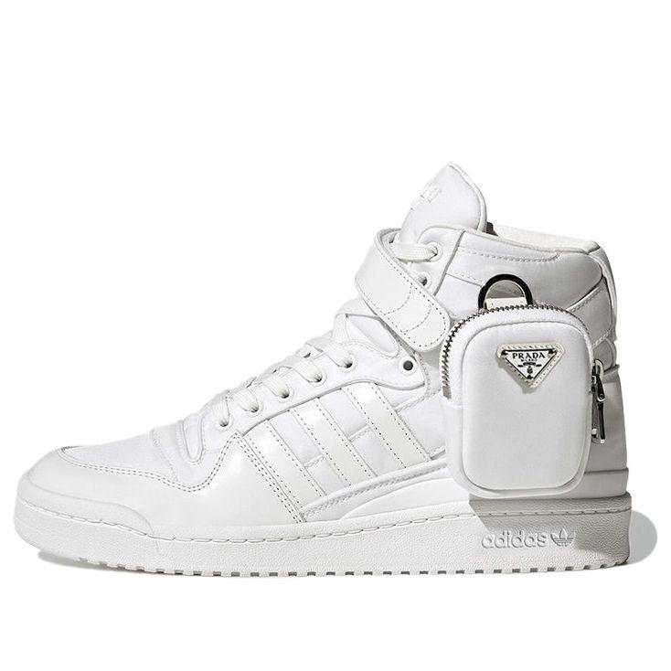 adidas Prada X Originals Forum High Re-nylon Sneakers White | Lyst