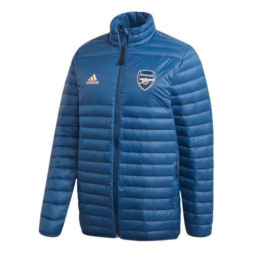 adidas Arsenal Soccer/Football Sports Down Jacket in Blue for Men