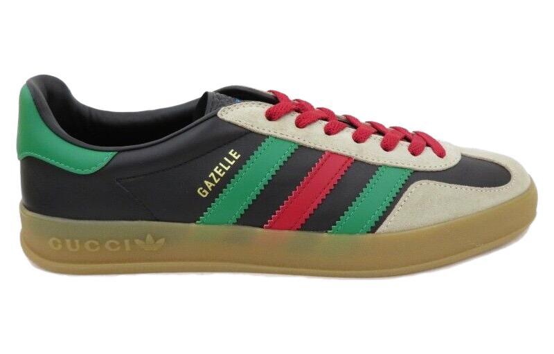 adidas gazelle silver green womens adidas x Gucci Gazelle Green Suede Sneakers Green / Gucci main image 0