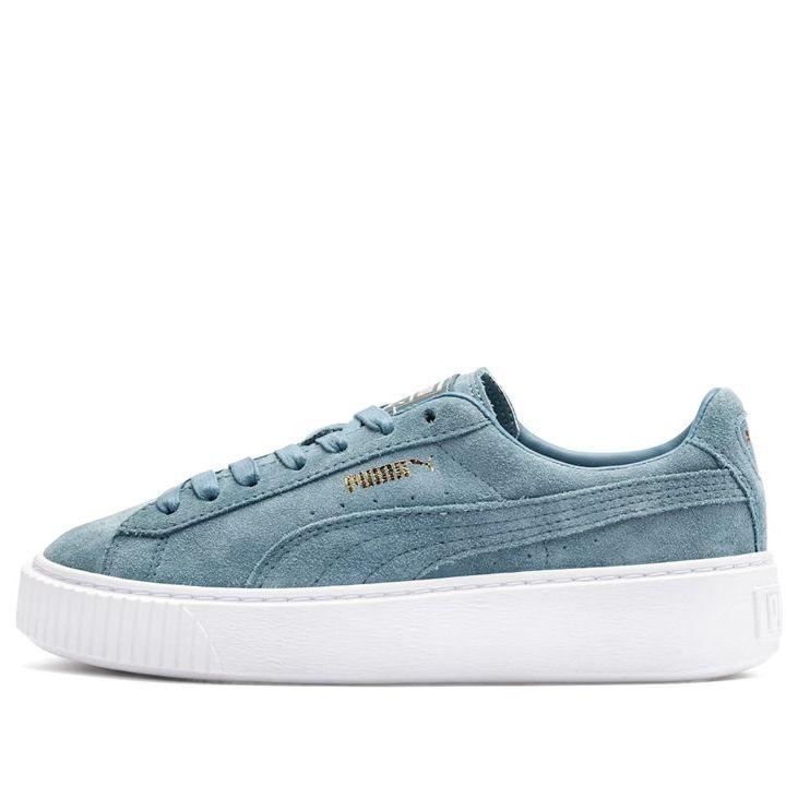 PUMA Suede Platform Blue | Lyst