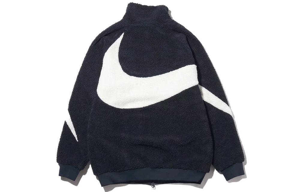 Nike Big Swoosh Large Logo Polar Fleece Double Sided Jacket Japan