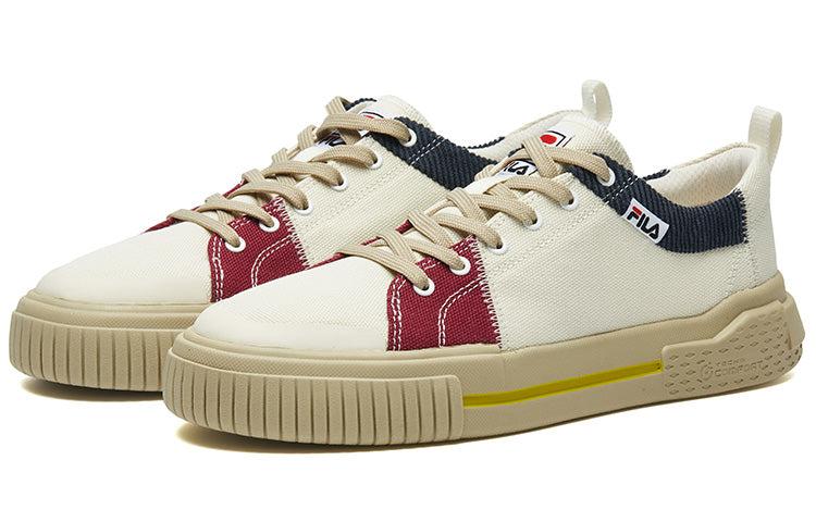 FILA FUSION Canvas Shoes 'white Blue Red' | Lyst