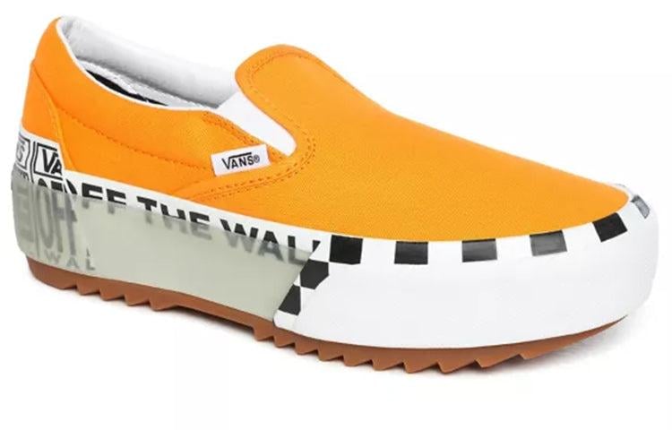Vans Slip On Yellow Classic Vans VANS Slip On Checkerboard Cyber