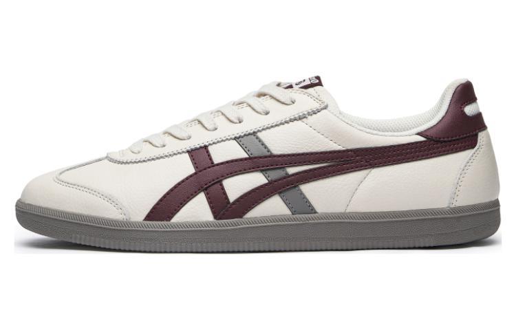 Onitsuka tiger white burgundy clearance