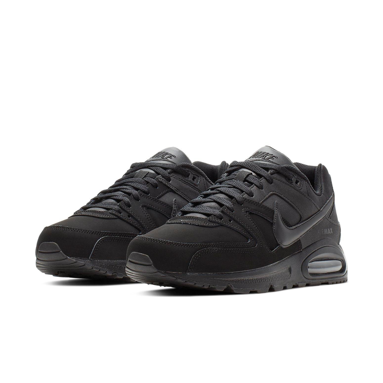 nike air max command triple black