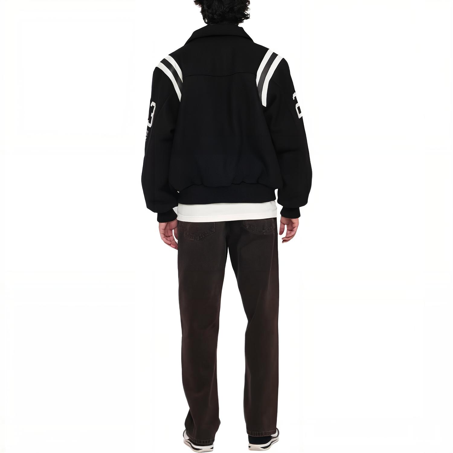 Stussy 80 Wool Varsity Jacket in Black for Men | Lyst UK